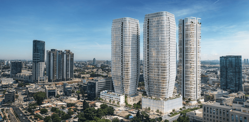 "הדמיה של פרויקט רובע ריב"ל / צילום: 3dvision"