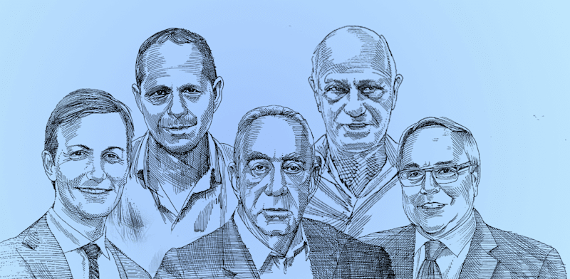 / צילום: אליהו, ערן גריפל, יאיר המבורגר,אלפרד אקירוב, ג'ארד קושנר / איור: גיל ג'יבלי"