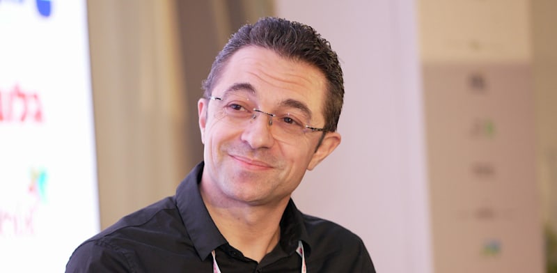 "עלי איוב, סגן נשיא להנדסת תוכנה באנבידיה, בכנס שמים את הצפון במרכז / צילום: כדיה לוי"