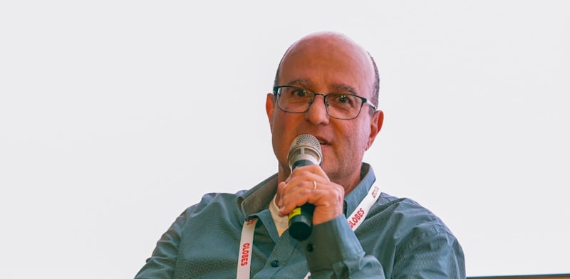 "אלי כהן, מנכ''ל אוניברסיטת קריית שמונה והגליל, בכנס שמים את הצפון במרכז / צילום: שלומי יוסף"