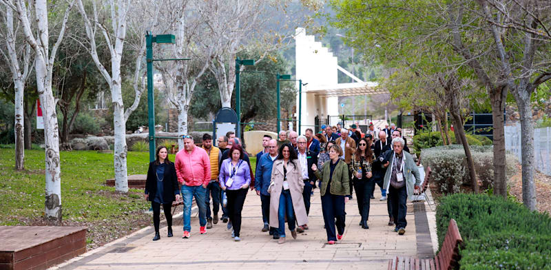 "כנס שמים את הצפון במרכז בסיור כלכלי / צילום: שלומי יוסף"