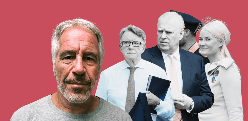 "רשת הקשרים של ג'פרי אפשטיין במוקדי הכוח של אירופה / צילום: ap"