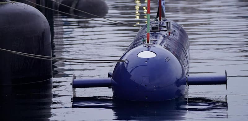 "צוללת בלתי מאוישת BlueWhale בגרמניה / צילום: התעשייה האווירית"