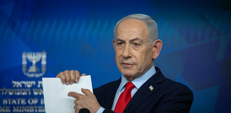 "בנימין נתניהו / צילום: נעם ריבקין פנטון-הארץ"