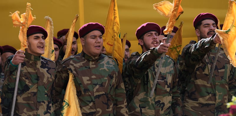 פעילי חיזבאללה / צילום: ap, Hussein Malla