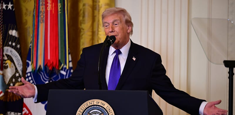 טראמפ בבית הלבן, השבוע / צילום: Reuters, Kyle Mazza