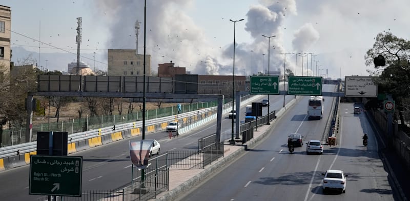 "תקיפות של חיל האויר בטהרן / צילום: ap, Vahid Salemi"