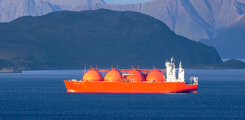 "מיכלית גז מונזל (LNG) / צילום: Shutterstock"