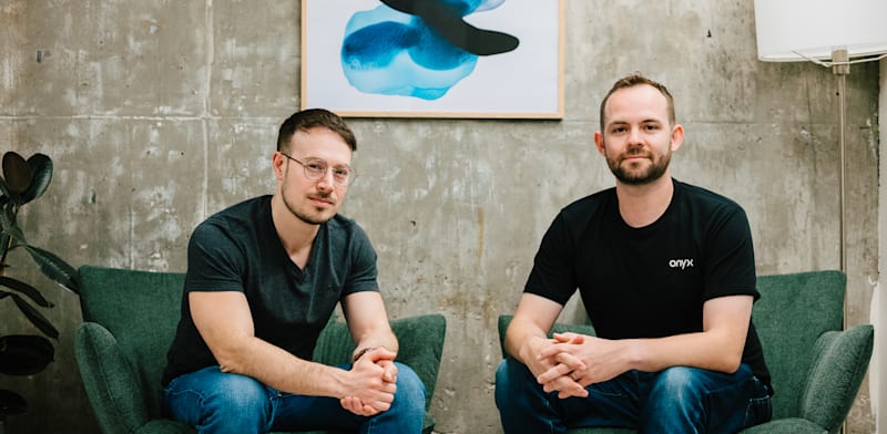 "מייסדי Onyx מקסים קוגן וגיל אלבז / צילום: נתנאל טוביאס"