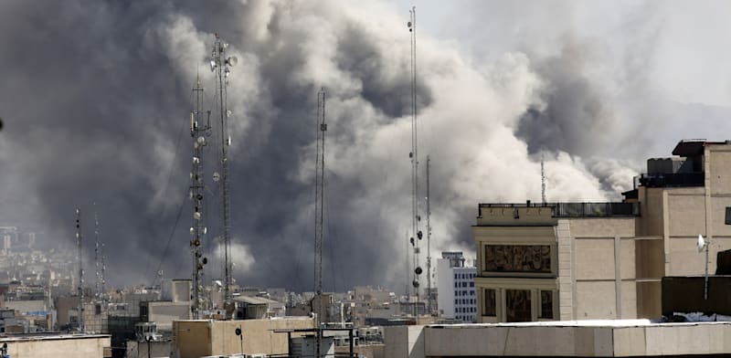 תקיפות צה''ל בטהרן / צילום: Reuters, Anadolu via Reuters Connect