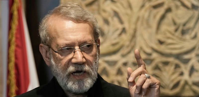 "עלי לאריג'אני / צילום: ap, Bilal Hussein"