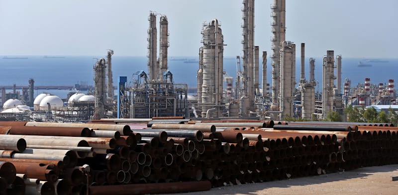 שדה הגז דרום פארס באסלוייה, איראן / צילום: ap, Ebrahim Noroozi