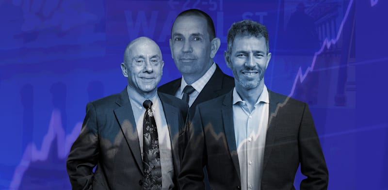 "שוקי ניר, יגאל זמיר וראסל אלוונגר / צילום: דורון לצטר, תאת טכנולוגיות, ענבל מרמרי"