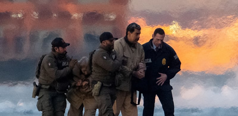 מדורו בארה''ב, לאחר תפיסתו בתחילת ינואר / צילום: ap, Adam Gray