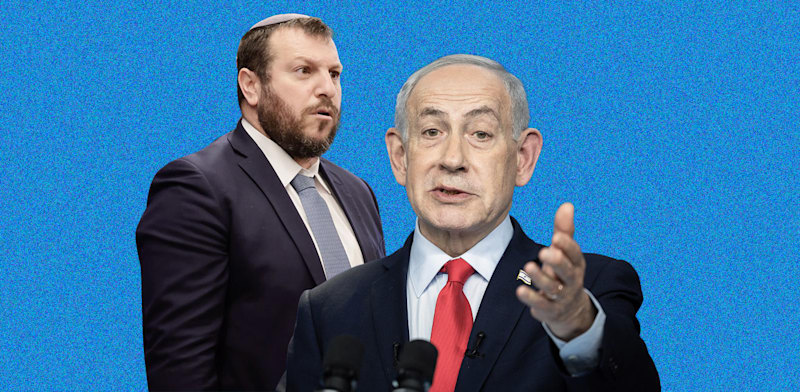 "ראש הממשלה בנימין נתניהו והשר עמיחי אליהו / צילום: מארק ישראל סלם, נעם ריבקין-פנטון - ''הארץ''"