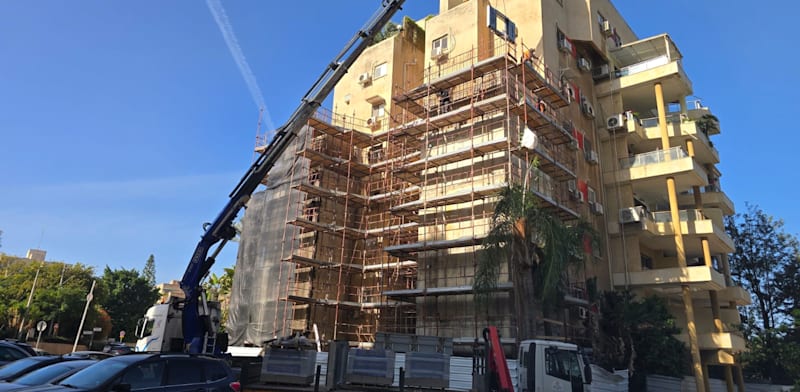"בניין שמוסיפים לו ממ''דים, במרכז הארץ / צילום: יח''צ"