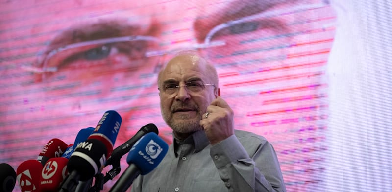 "יו''ר הפרלמנט האיראני, מוחמד באקר קאליבאף / צילום: Reuters, Morteza Nikoubazl"
