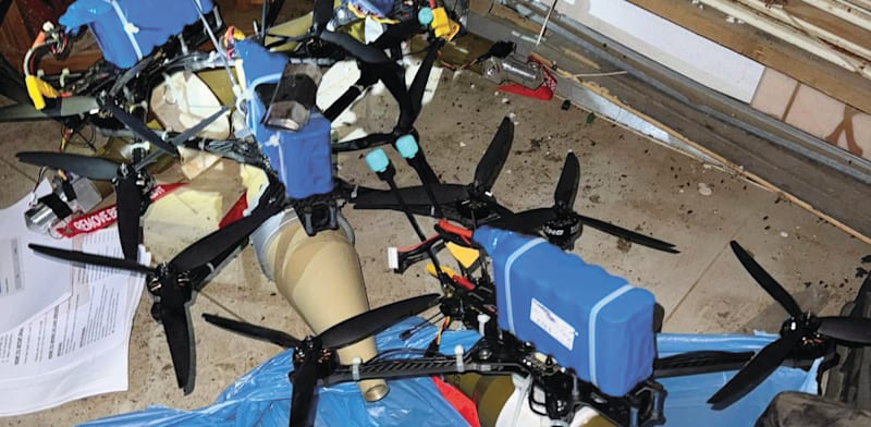 רחפני FPV של חיזבאללה / צילום: דובר צה''ל