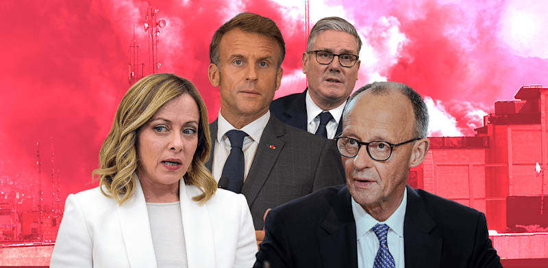 מרץ, סטארמר, מקרון ומאלוני / צילום: AP-Evan Vucci, Kin Cheung, Sutterstock