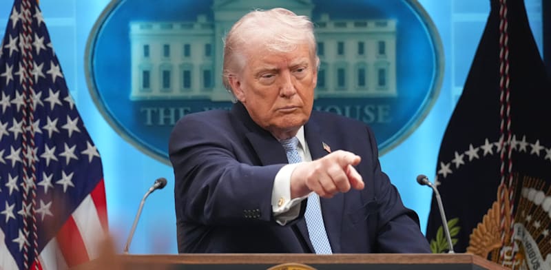 "נשיא ארה''ב, דונלד טראמפ / צילום: ap, Mark Schiefelbein"