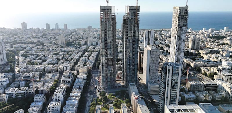 פרויקט דואו. 13 דירות בלבד נמכרו ב־2025 / צילום: מרגולין