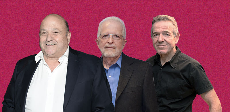 "שמואל לב, אהוד שילוני, דוד פורר / צילום: כדיה לוי, תמר מצפי"