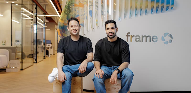 "מייסדי Frame Security, טל שלמה ושרון שמואלי / צילום: עומר הכהן"