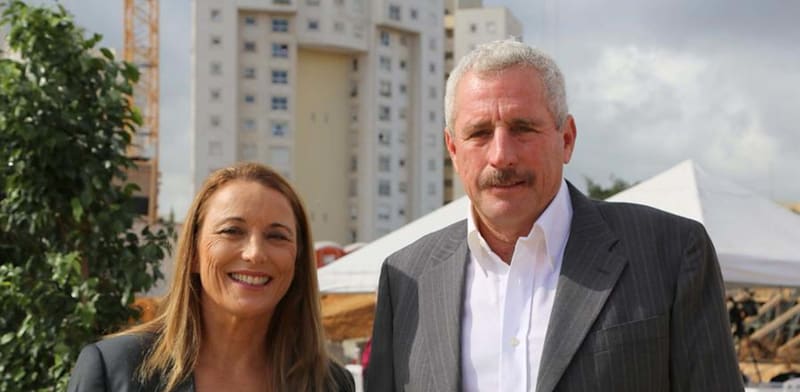 "דורון אביב ודפנה הרלב / צילום: סיון פרג'"