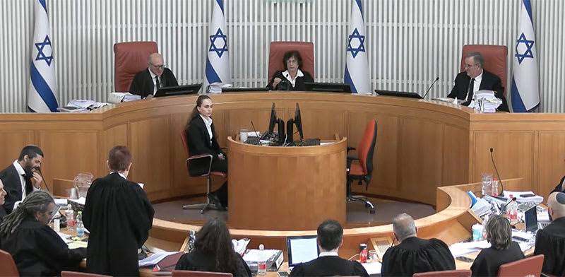 דיון בבג''ץ בעתירות נגד החלטת הממשלה על סגירת גלי צה''ל / צילום: דוברות הרשות השופטת