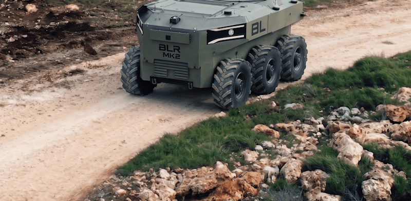 Bluewhite autonomous vehicle  credit: Elbit Systems