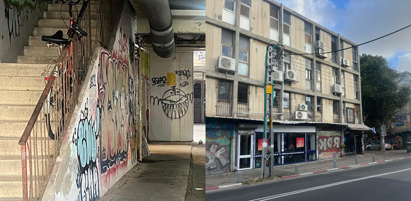 הבניינים המיועדים להריסה ברחוב אילת בת''א / צילום: סמדר כלאב