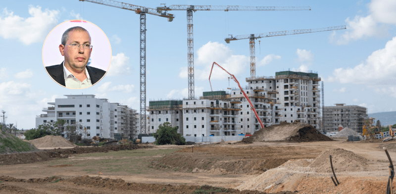 בנייה. בעיגול: שי אהרונוביץ', מנהל רשות המיסים / צילום: שאטרסטוק, יוסי כהן