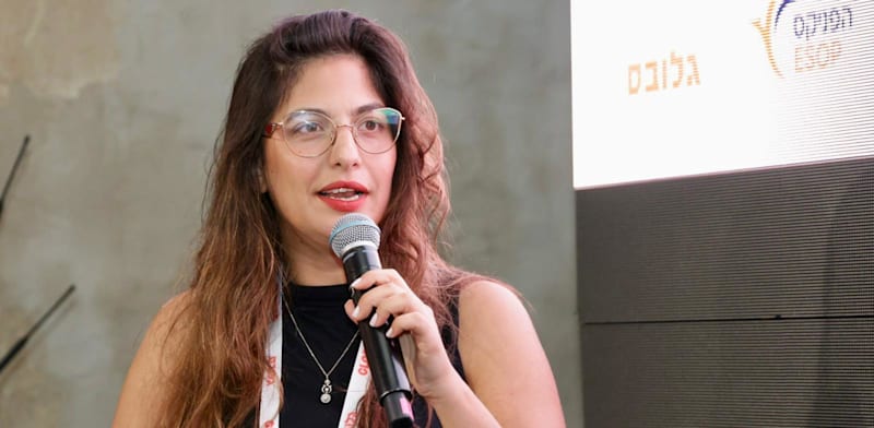 "הילה זיגמן, שותפה מנהלת בקרן סייברסטארטס, בכנס TECH IL של גלובס / צילום: ניב קנטור"