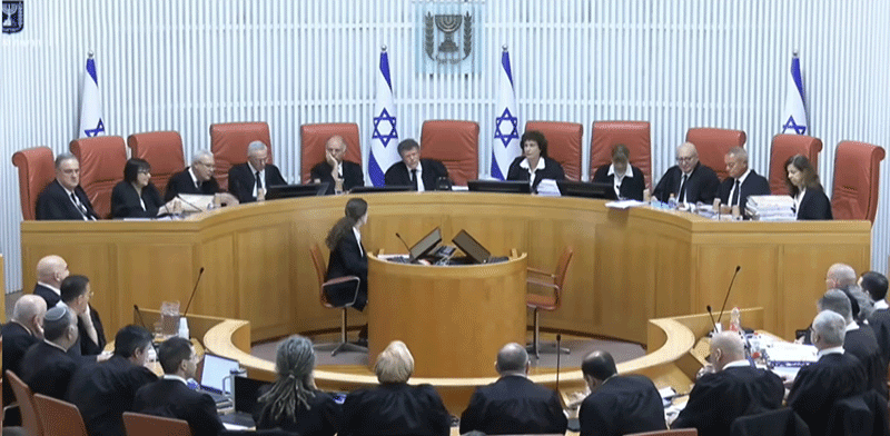 "בג''ץ דן בעתירות נגד שינוי הוועדה לבחירת שופטים / צילום: צילום מסך מיוטיוב"