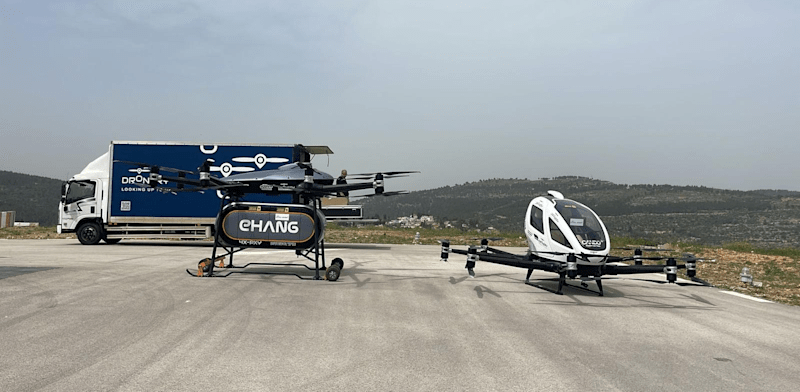 Cando Drones ודור פזואלו / צילום: רחפנים לשינוע בני אדם וסחורות. המהפכה קרובה?