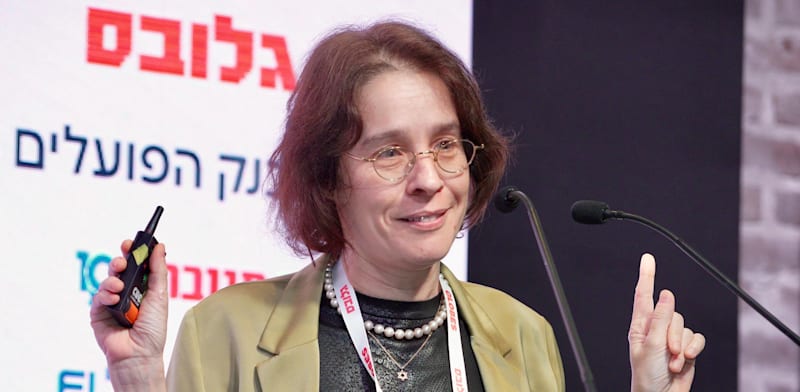 "אלונה בר און, מו''ל גלובס, בכנס MAD / צילום: כדיה לוי"