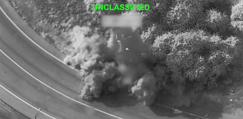 תקיפה אמריקאית באיראן, אתמול / צילום: Reuters, U.S. Central Command