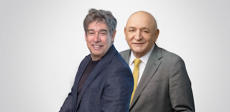 "יצחק תשובה וניר צוק / צילום: יונתן בלום, ענבל מרמרי"