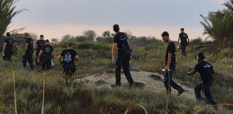 החיפושים אחר יובל קוגן / צילום: דוברות המשטרה