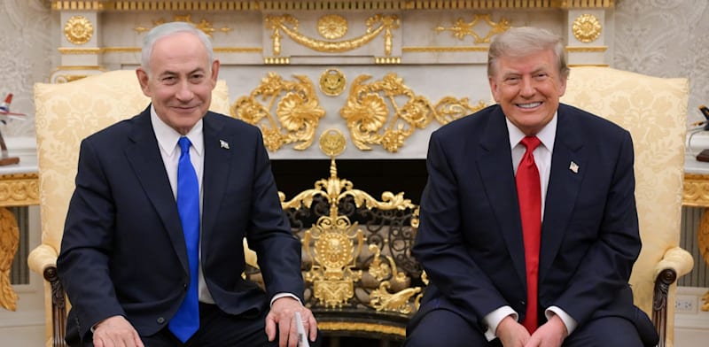 "פגישת טראמפ–נתניהו / צילום: Reuters, מעיין טואף, לע''מ"