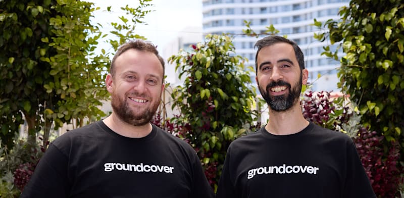 "מייסדי groundcover. מימין: שחר אזולאי ויחזקאל רבינוביץ' / צילום: ירדן רוקח"