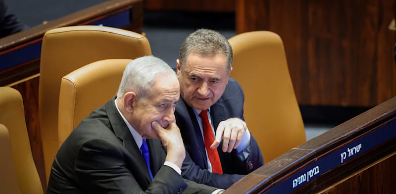 מליאת הכנסת, 1.7 / צילום: ראש הממשלה בנימין נתניהו ושר הביטחון ישראל כ''ץ