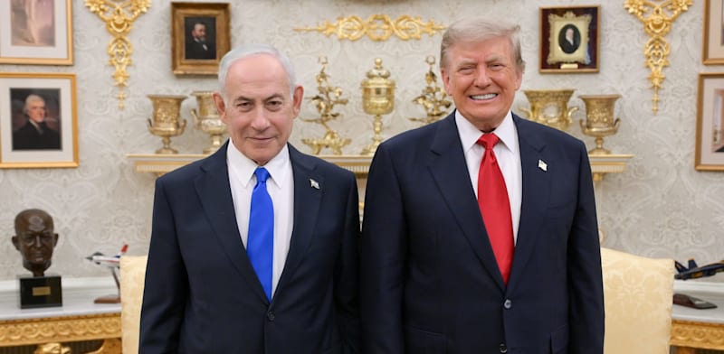 ראש הממשלה בנימין נתניהו ונשיא ארה״ב דונלד טראמפ בבית הלבן, ארכיון / צילום: מעיין טואף / לע״מ