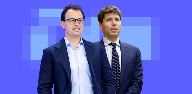 "סם אלטמן ודריו אמודיי / צילום: ap, Franck Robichon, Markus Schreiber"