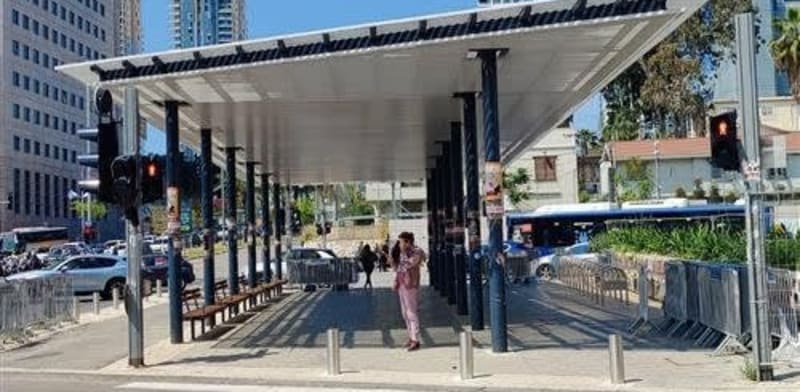 "דרך השלום בתל אביב. ''הכל מתחיל בחזון'' / צילום: עיריית תל אביב"