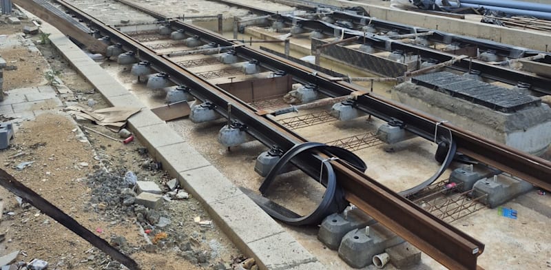 "עבודות הרכבת הקלה בתל אביב / צילום: דרור מרמור"