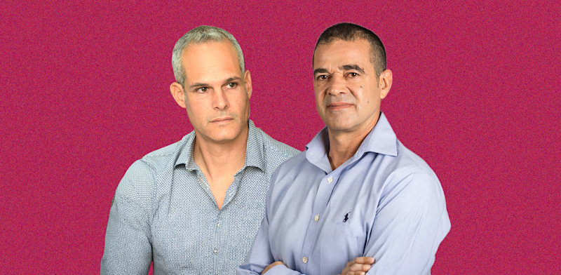 עמית לנג וצביקה אקרשטיין / צילום: מקורות, איל יצהר