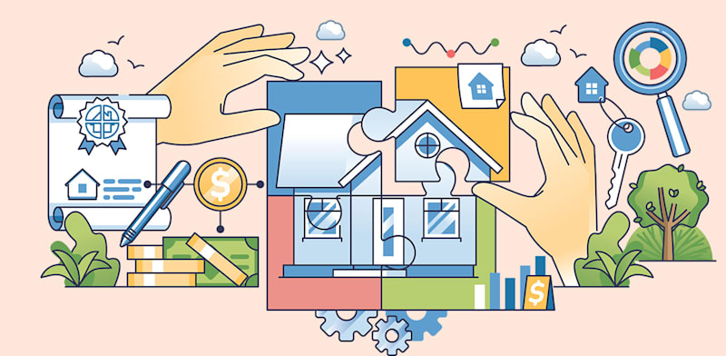 לרכוש שליש דירה, ועוד שליש / איור: Shutterstock