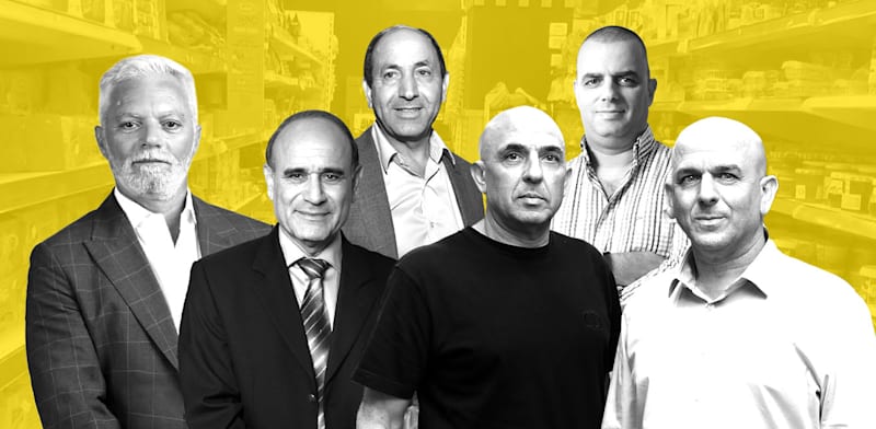 "בעלי רשתות המזון / צילום: גבע טלמור, איל יצהר, יונתן בלום, אסף לב"