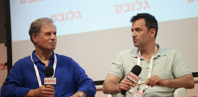 עמית ואיתן סטיבה בכנס החברות המשפחתיות / צילום: שלומי יוסף